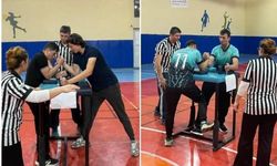 Okul Sporları Bilek Güreşi müsabakaları heyecanla başladı