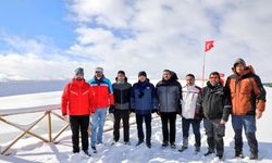 Vali Ziya Polat, Sarıkamış Kayak Merkezi’ndeki Suni Karlama projesini inceledi