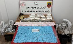 Aksaray’da uyuşturucu operasyonu: Kilolarca madde ele geçirildi, 2 şüpheli tutuklandı