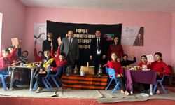 Ardanuç'un tek köy ilkokulunda “"Tutum, Yatırım ve Türk Malları Haftası" heyecanı