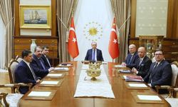 Ankara heyeti Cumhurbaşkanı Erdoğan ile görüştü