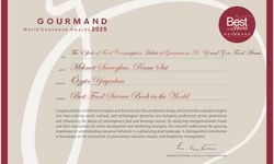 Gourmand World Cookbook Awards’ta Türkiye’ye dünya birinciliği