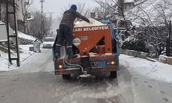 Beypazarı’nda kardan kapalı köy yolu yok