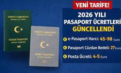 2026 Yılı Pasaport Harç, Defter ve Posta Ücretleri Açıklandı