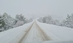 Başkentin tarihi ve turistik ilçesi Beypazarı’nda kar yağışı