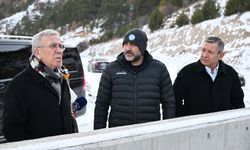 Mansur Yavaş Çamlıdere ve Eğrekkaya barajlarındaki çalışmaları yerinde inceledi