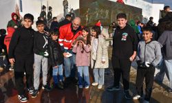 Aydın’ın dağlarındaki kar, Germencik’te çocuklarla buluştu