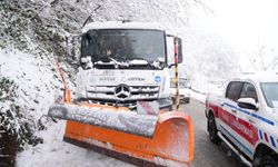 Giresun Belediyesi Kar Mücadelesi Devam Ediyor