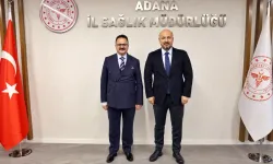 Çukurova Kaymakamı Alkan, Uzm. Dr. Halil Nacar’ı ziyaret etti