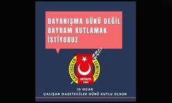 “Dayanışma günü değil, bayram kutlamak istiyoruz''