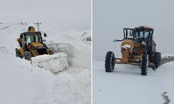 Batman Sason'da karla mücadele hız kesmeden devam ediyor