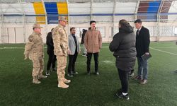 Dağpınar’da spor yatırımlarına yakın takip: Kaymakam Kahraman yerinde inceledi