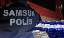 Samsun’da kamyonda 1 tonun üzerinde sahte deterjan ele geçirildi