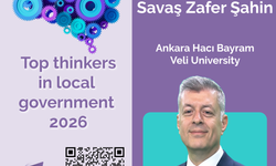 Prof.Dr. Savaş Zafer Şahin, Dünyanın Yerel Yönetimde Kanaat Önderleri listesinde