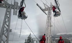 Uludağ’da telesiyej arızası: Yolcular mahsur kaldı