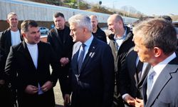 Vali Mehmet Makas, milletvekili ve bürokratlarla  Akçakoca'da