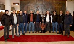 Emekliye ayrılan madencilerden GMİS'e ziyaret