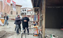 Güdül’de iki sokakta 55 dükkânda sağlıklaştırma çalışmaları sürüyor