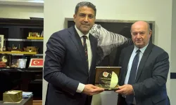 ÇGC’den Berzan Toprak’a plaket