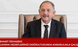 Yeşil Kalkınma hedeflerimiz doğrultusunda kararlılıkla çalışıyoruz