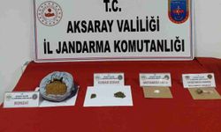 Aksaray'da jandarma uyuşturucuya geçit vermedi