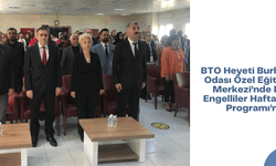 BTO Heyeti Burhaniye Ticaret Odası, Engelliler Haftası Farkındalık Programı’na katıldı