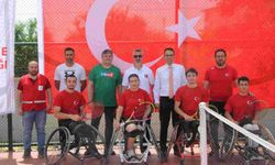 Beypazarı'nda tekerlekli sandalye tenis turnuvası