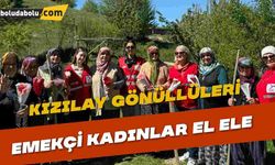 Kızılay gönüllüleri ve emekçi kadınlar el ele