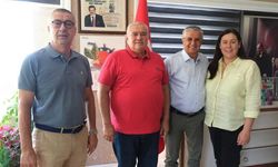 Eski ATSO başkanı Çetin Kemer belediyesini ziyaret etti