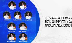 ULUSLARARASI KİMYA VE FİZİK OLİMPİYATI’NDAN MADALYALARLA DÖNDÜK