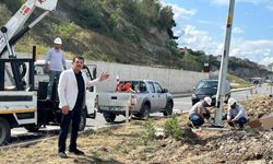 Milletvekili Avcı açıkladı; Kilimli Çevre Yolu'na 58 direkle aydınlatma