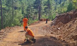 Isparta'da orman yolu yapım çalışmaları devam ediyor