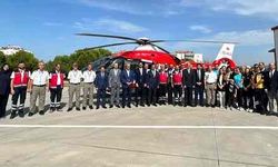 Çanakkale'de ambulans helikopterler törenle hizmete başladı