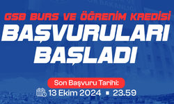 Gençlik ve Spor Bakanlığı burs/kredi başvuruları başladı