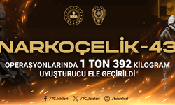 1 Ton 392 Kilogram Uyuşturucu Ele Geçirildi