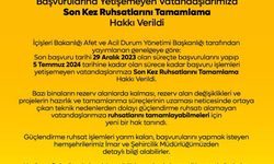 İçişleri Bakanlığı, orta hasarlı binaların ruhsat başvuru tamamlama süresini son kez uzattı