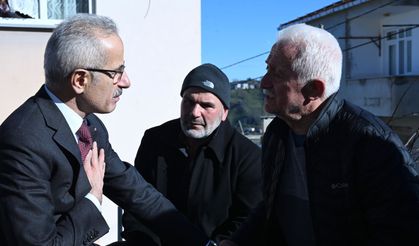 Bakan Uraloğlu, hayatını kaybeden PTT çalışanları için Rize'de