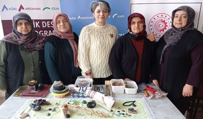 Sarıkamış'ta kadınların el becerileri güçleniyor!
