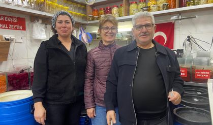 Aydın'ın turşu ustaları: Karı-koca birlikte çalışıyor