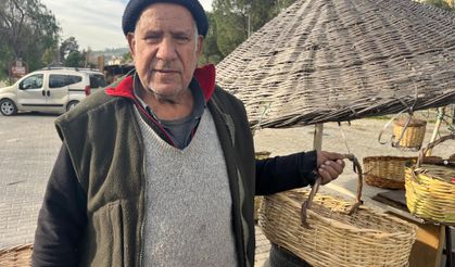 Sepet yaparak 5 çocuk büyüttü