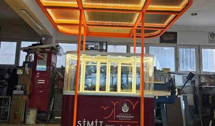 İstanbul'da simit tezgahları modernleşti