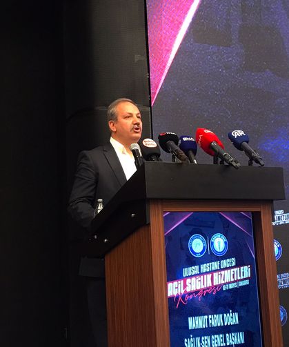 Sağlık Sen Başkanı Doğan: Ankara'da 112 çalışanlarına sendikalarına bakılmaksızın otellerimizin kapısı açık olacak