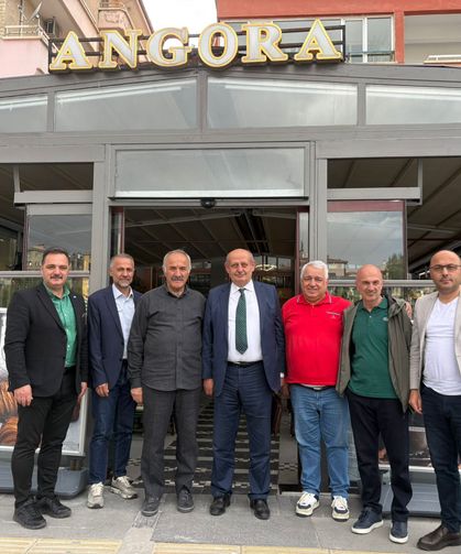 Rize’ye hizmet etmiş iki isim Başkent'te buluştu