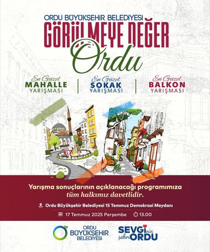 Sevginin şehri Ordu’da, 'Görülmeye Değer' güzellikler seçildi