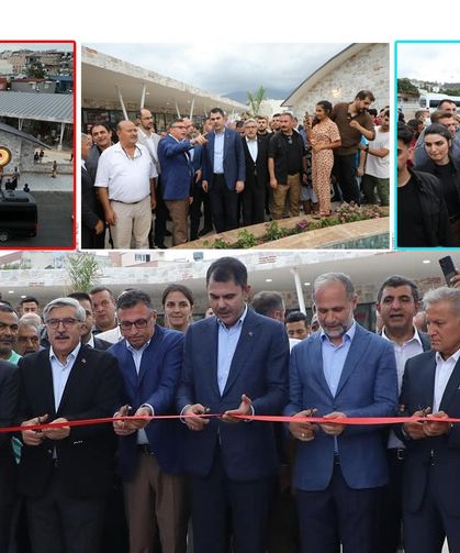 Bakan Kurum İskenderun'da Dönerciler Çarşısını hizmete açtı