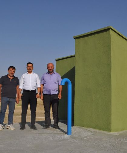 Kaymakam Demirtaş, Su Deposu çalışmasını yerinde inceledi