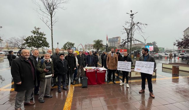 Saadet Partisi asgari ücret değil insani ücret istedi