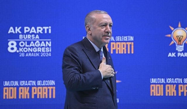 Cumhurbaşkanı Erdoğan, AK Parti Bursa İl Kongresi'ne katıldı