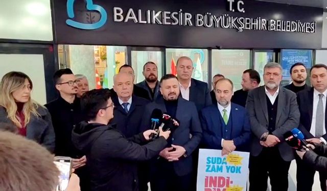 Başkan Aydemir’den Balıkesir halkına büyük su indirimi müjdesi