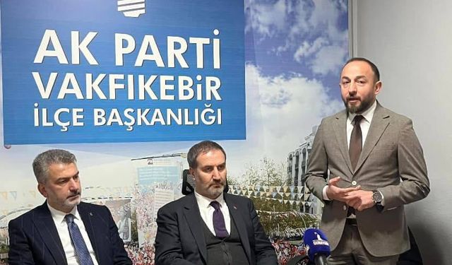 AK Parti Vakfıkebir İlçe Başkanı Ahmet Uzun, Adalet Sarayı ile ilgili müjde verdi